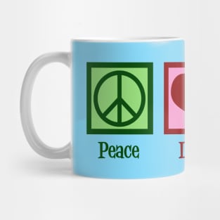 Peace Love Christmas Mug